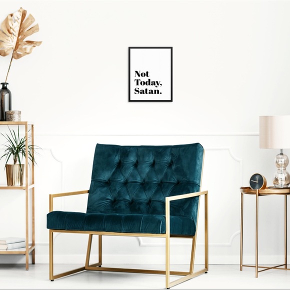 🆕 Not Today Satan Wall Poster 11x14 UNFRAMED - Picture 3 of 8